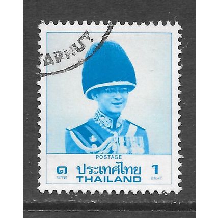 THAILAND 1988 SG1336 1BAHT KING RAMA IX BHUMIBOL USED CDS