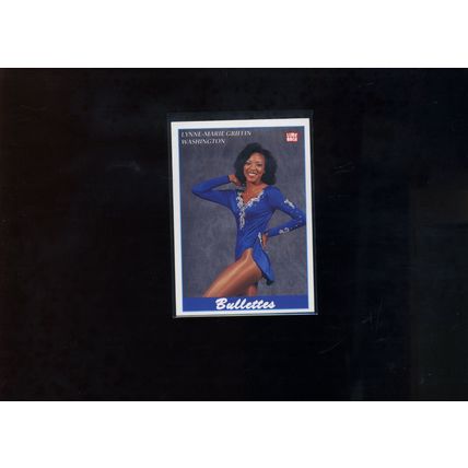 Lynn-Marie Griffin #2 HOT CHEERLEADER Washington Bullettes 1991 LIME ROCK NM NBA