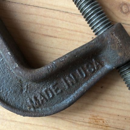 Vintage Craftsman 3" Malleable C Clamp Model 66673 Made in USA