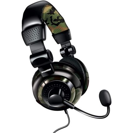 dreamGEAR Universal Elite Amplified Wired Stereo Gaming Headset-CAMO-NEW-FAST