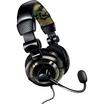 dreamGEAR Universal Elite Amplified Wired Stereo Gaming Headset-CAMO-NEW-FAST