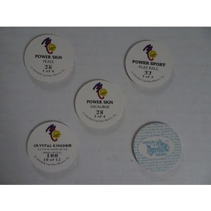 Milk Cap - Power Slammer Caps, Jurassic Dyno Promo Poster 1992
