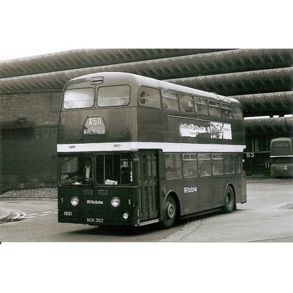 Black & White Photograph of Ribble Motor Services Ltd. - NCK 362