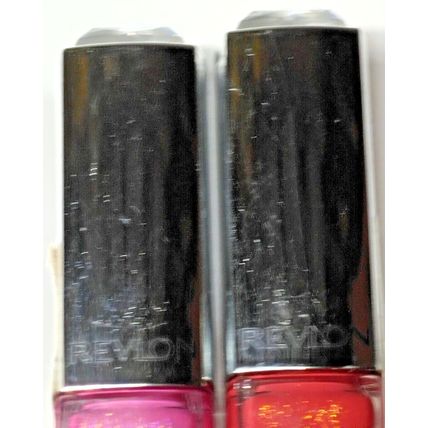 Revlon Ultra HD Lip Lacquer 535 Strawberry Topaz & HD Tourmaline (2) New W/O Box