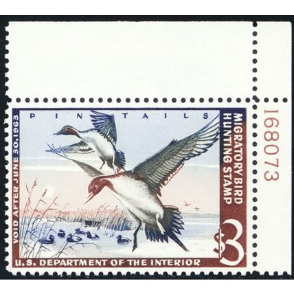 RW29, Mint NH VF $3 Duck Stamp * Stuart Katz