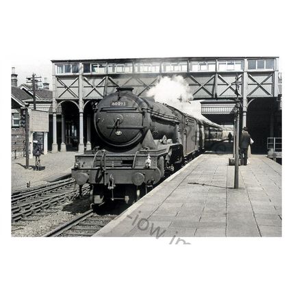 ptc6534 - Steam Train 60093 St Boswells Railway Station - print 6x4