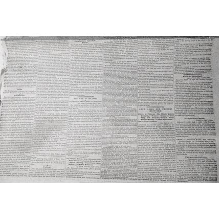 NEW YORK TRIBUNE, April 8, 1864 - Civil War; Irish on Slavery; Metropolitan Fair