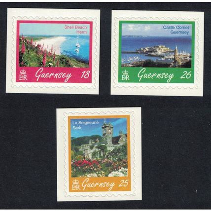 Guernsey Scenes 1st series 3v self-adhesive 1997 MNH SG#737-739