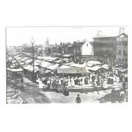 Gt Yarmouth Tram Car 30, Market Place, Repro Photo.