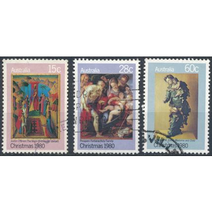 Christmas - Australia 1980 - FH - SG 758/60 (D)