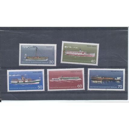 Berlin West Germany stamps. 1975 Berlin Pleasure Craft boats set MNH. (E311)