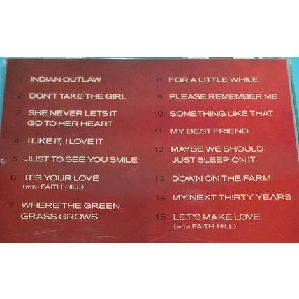 Country Music CD TIM McGRAW Greatest Hits Dont Take the Girl I lIke It I Love It