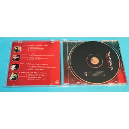 Country Music CD TIM McGRAW Greatest Hits Dont Take the Girl I lIke It I Love It