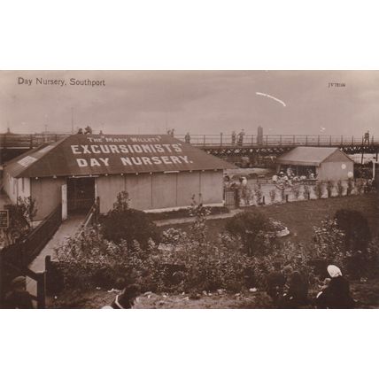 EC163 SOUTHPORT -DAY NURSERY. RP POSTCARD