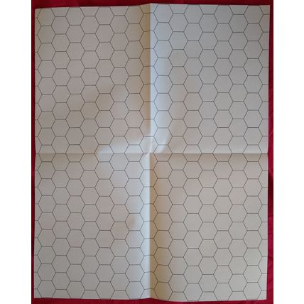 Two FASA BattleTech Paper Maps Rolling Hills #1 & #2 From Map Set 3