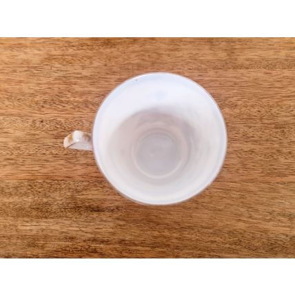 Japanese Art Deco Tea Cup, Vintage Oriental Porcelain, Eggshell China 1930s 1920