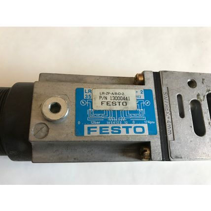 LOT 3 FESTO LA-ZP-A/B-D-2 PNEUAMTIC PRESSURE REGULATOR PLATE P/N 13000441,SD