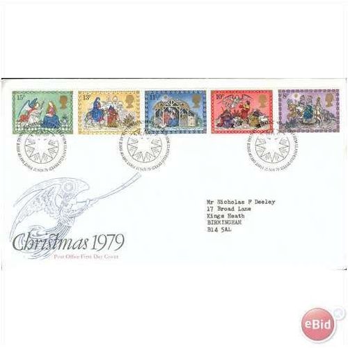 GB FDC 1979 - Christmas - Bethlehem Llandello Dyfed SHS