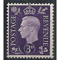 1937 SG467 3d Violet Fine Mounted Mint .. .