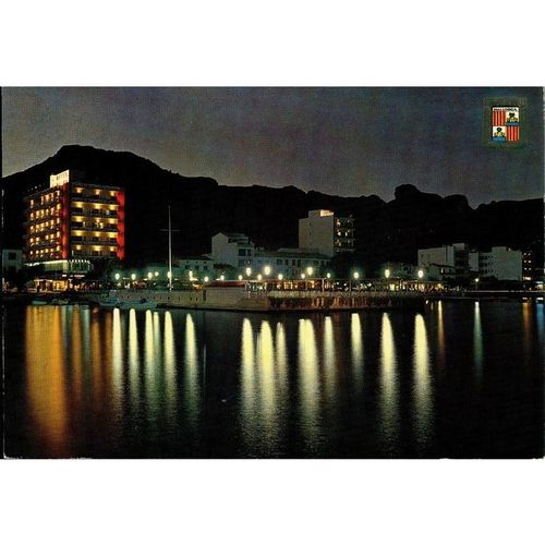 Spain Postcard - Mallorca - Puerto Pollensa - Nocturnal View - 2211