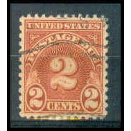 Used J81 2c Postage Due Very Fine WA1294
