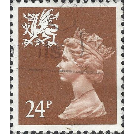 WALES, QE II, Machin, brown 1991, 24p