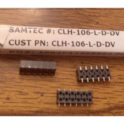 Lot of 21: Samtec CLH-106-L-D-DV
