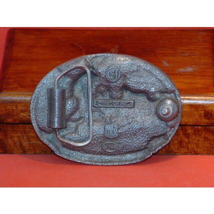 Pre-Owned 1987 CJ American 440 Belt Buckle