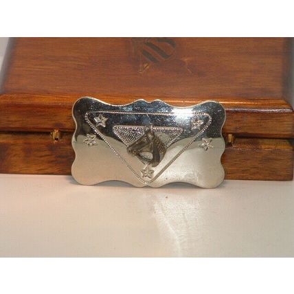 Pre-Owned Small Chamber s Belt Co Horse Head Belt Buckle