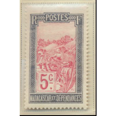 Madagascar Stamp Scott #83, Mint Hinged