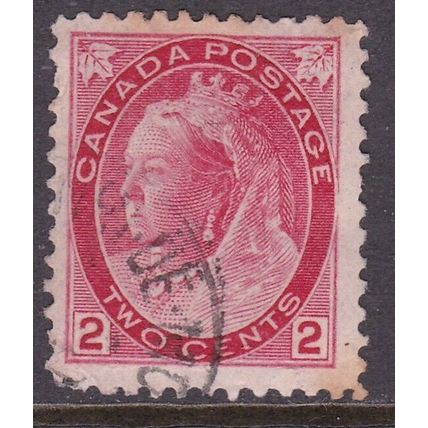 Canada 1899 Victoria 2c Fine Used SG 155 VGC