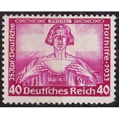 GERMANY REICH [1933] MiNr 0507 A ( */mh ) [01] Mängel