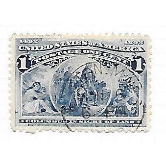 USA 1893 COLUMBIAN EXPO CUSTOMER REQUEST NJA 1c & 2c USED