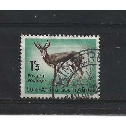 SouthAfrica.SG160 1s 3d Springbok.Fine Used.Aug25h