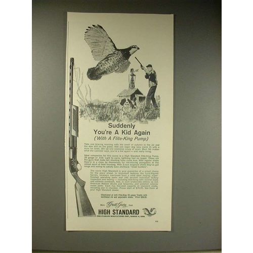 1963 Hi-Standard Flite-King 20 Gauge Trophy Shotgun Ad