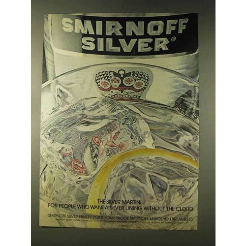 1976 Smirnoff Silver Vodka Ad