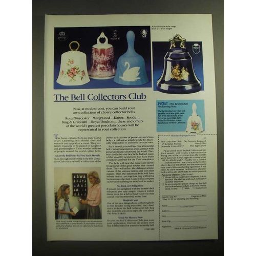 1987 Bell Collectors Club Ad