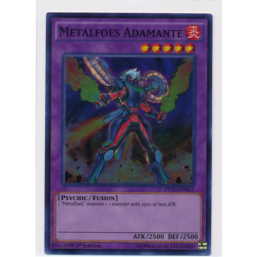 YuGiOh Pendulum Evolution PEVO-EN055 Metalfoes Adamante 1st Edition