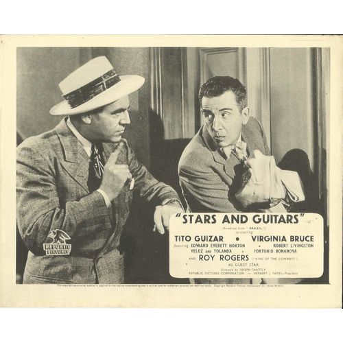 STARS AND GUITARS (BRAZIL) Tito Guizar, Virginia Bruce F-O-H Stills (6)