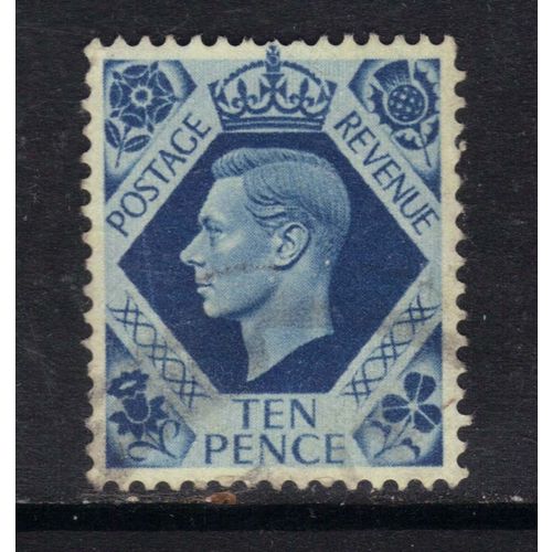 GB 1939 KGV1 10d Turquoise Blue SG 474 ( G877 )