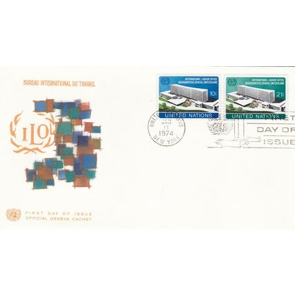 United Nations 1974 International Labour Office Geneve FDC Unaddressed VGC