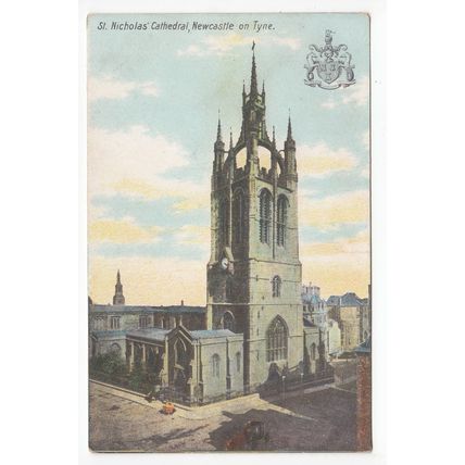 St Nicholas Cathedral Newcastle-on-Tyne Postcard N23