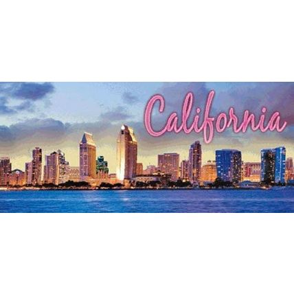 San Diego California 3D Fridge Magnet
