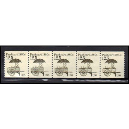 2133 12.5c Pushcart Fine MNH Dry Gum PNC 1/5 X2189