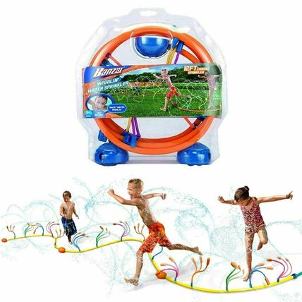 Banzai Wiggling Water Sprinkler Toy Kids Splash Summer Backyard Outdoor Spray Fu