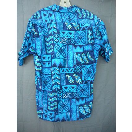 Vintage Volcanic Fashions of Hawaii Men's Large Shirt Tiki Pineapple Tropical