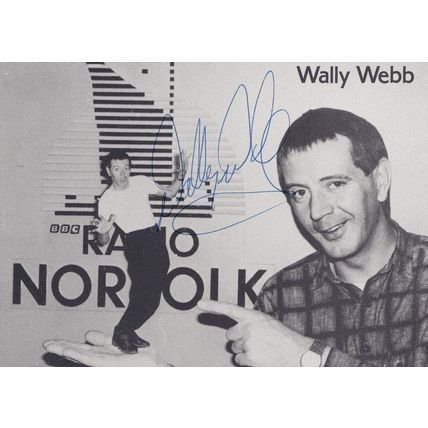 Wally Webb Norfolk Radio Vintage Hand Signed Photo