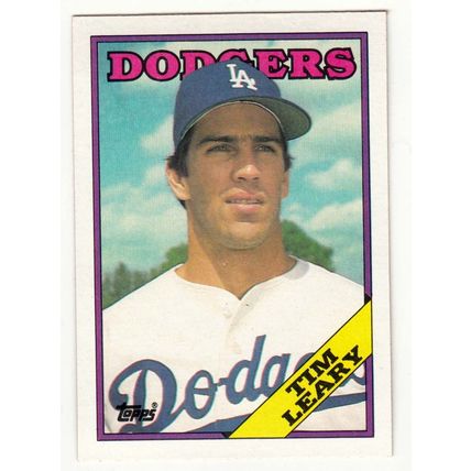 1988 Topps baseball card 367 Tim Leary