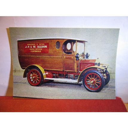 1910 ALBION VAN veteran car unused postcard dated 1967 J. Arthur Dixon #