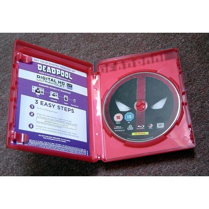Deadpool (Blu-ray, 2016) Region Free ~